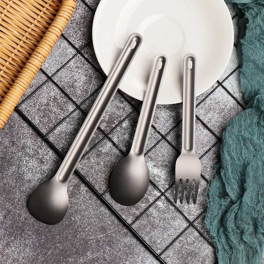 Ultralight Titanium Tableware Cutlery