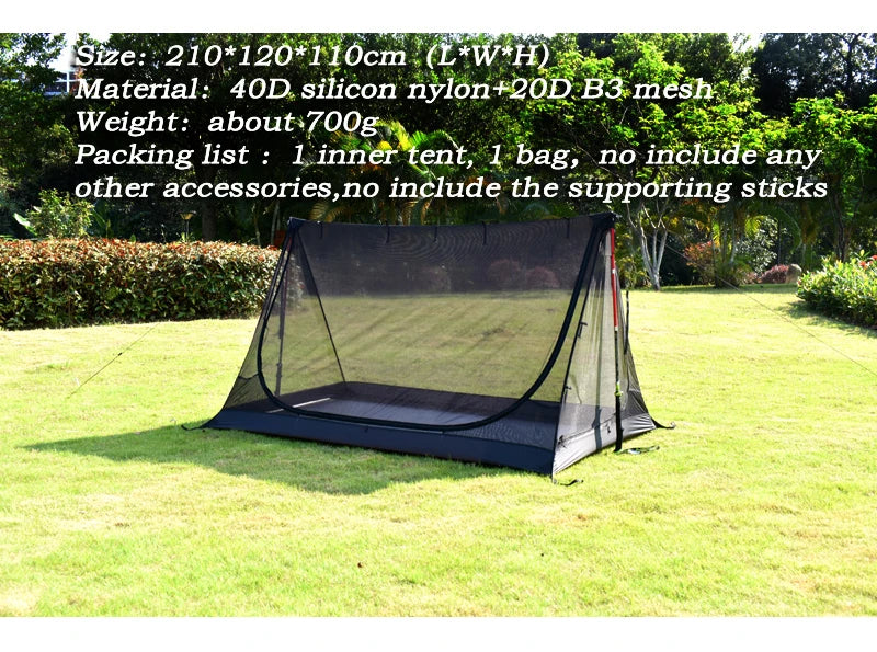 Aricxi bushcraft inner tent 2 Person Ultralight