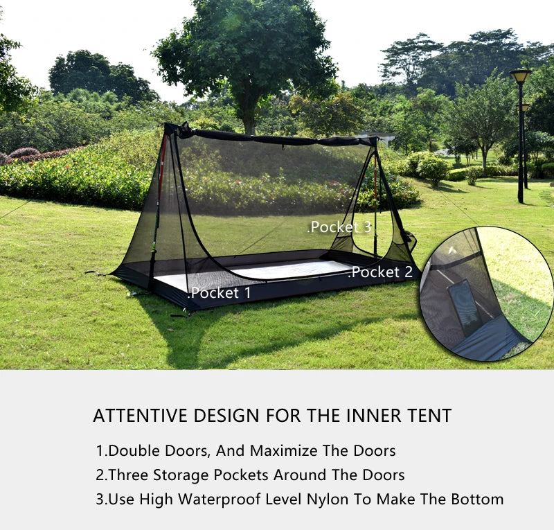 Aricxi bushcraft inner tent 2 Person Ultralight