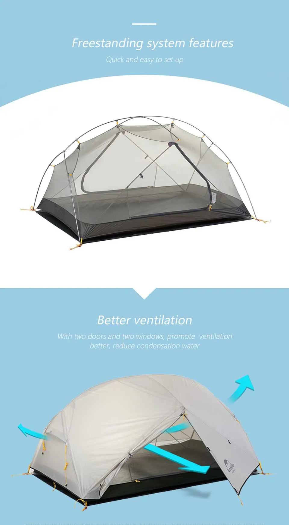 Naturehike Mongar Tent 2 Person