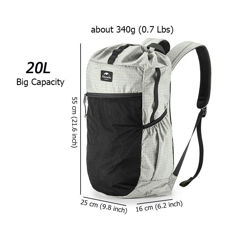 Naturehike Backpack 20L Foldable Ultralight