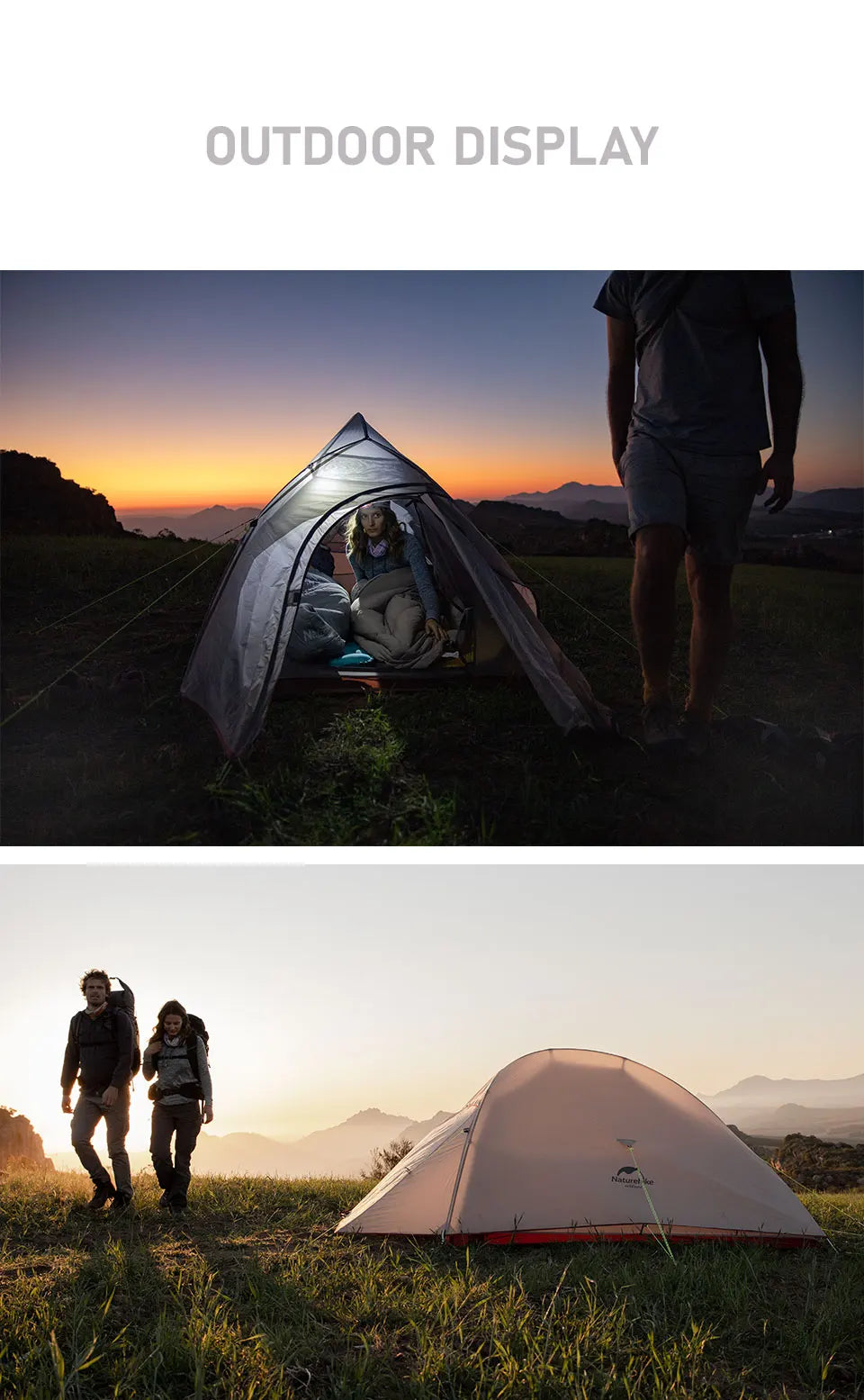 Naturehike Upgraded Cloud Up 2 Ultralight Tent