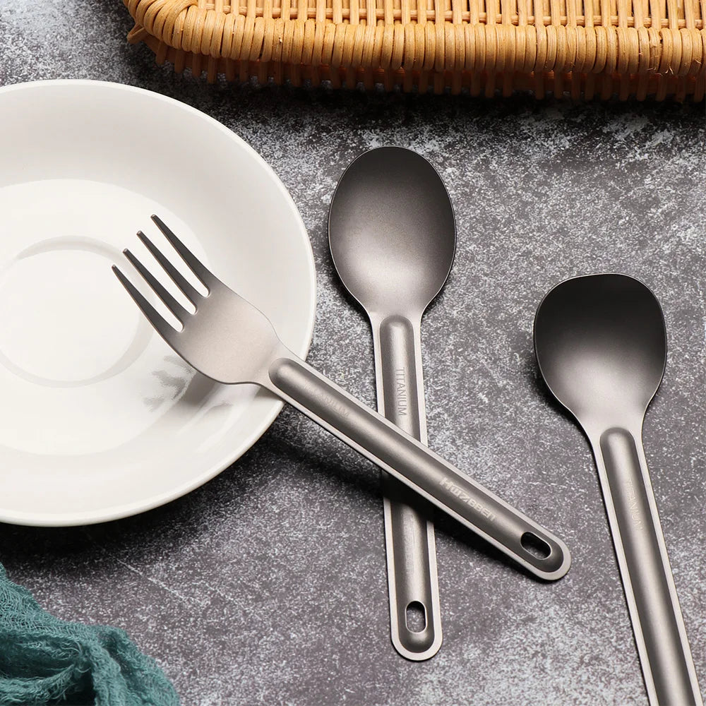 Ultralight Titanium Tableware Cutlery