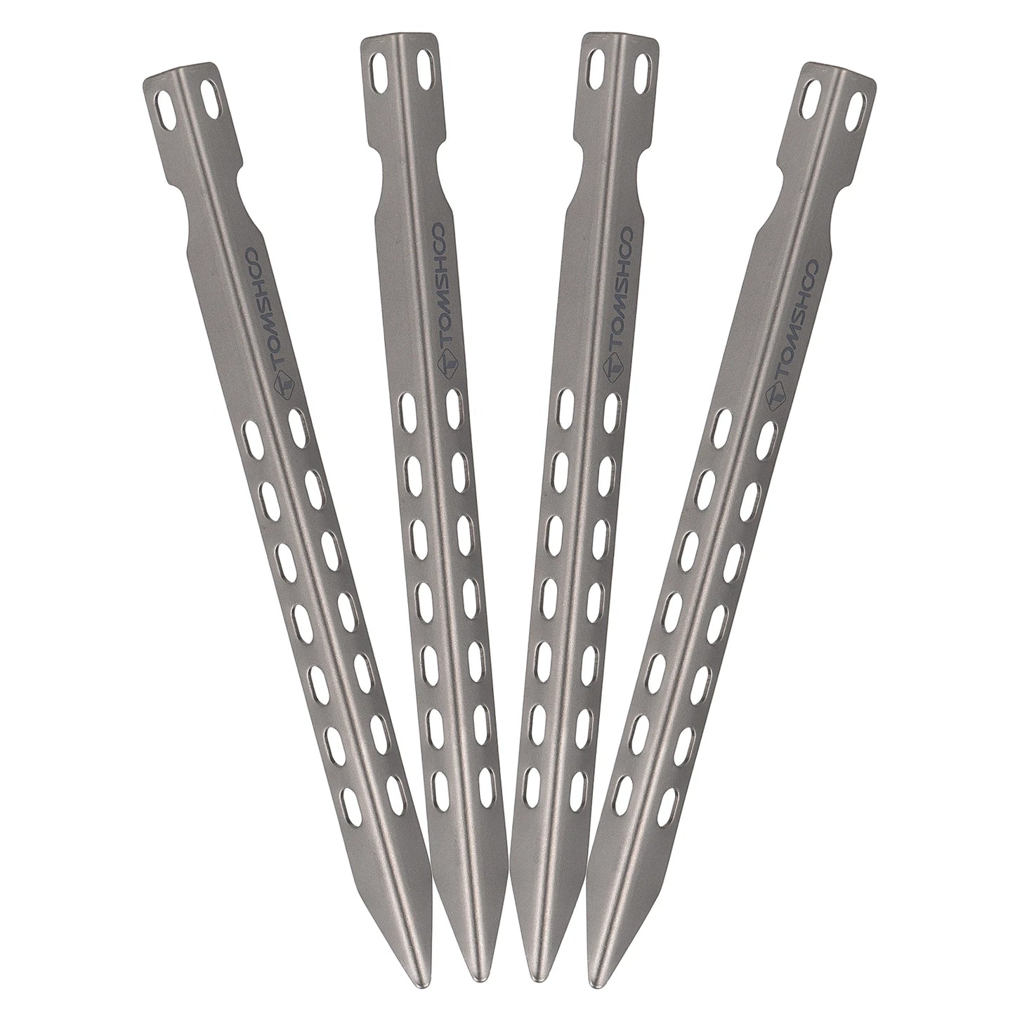 TOMSHOO 4/6 Pack 6.3 Inch Titanium Tent Stakes