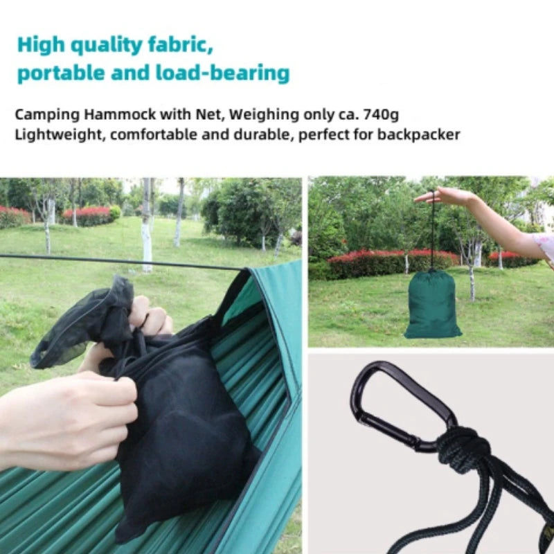 2 Person Lightweith Hammock with Mosquito Net