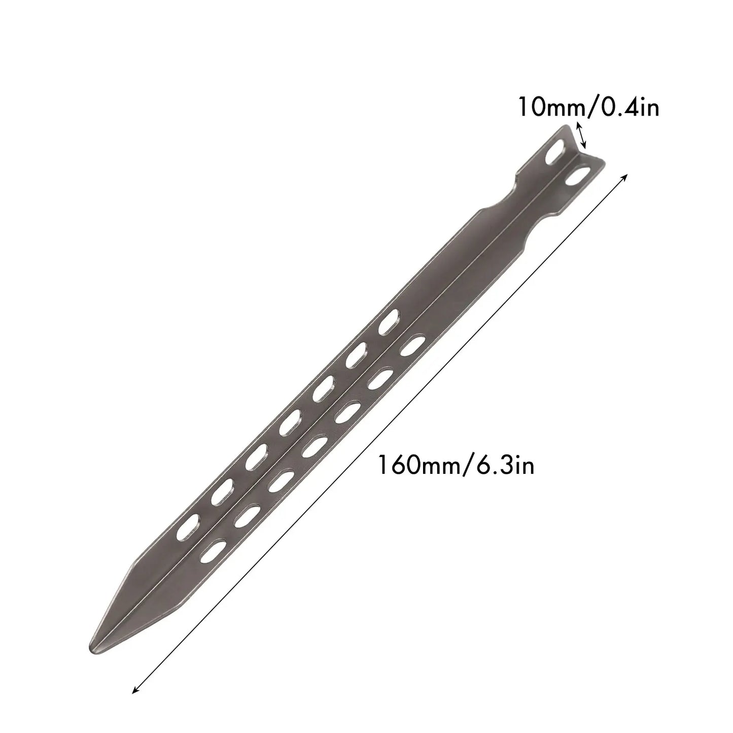 TOMSHOO 4/6 Pack 6.3 Inch Titanium Tent Stakes