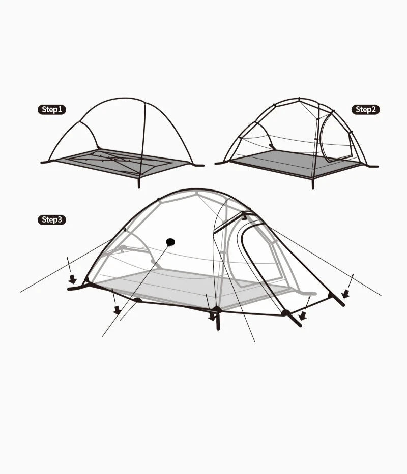 Naturehike 10D Cloud Up Camping Tent