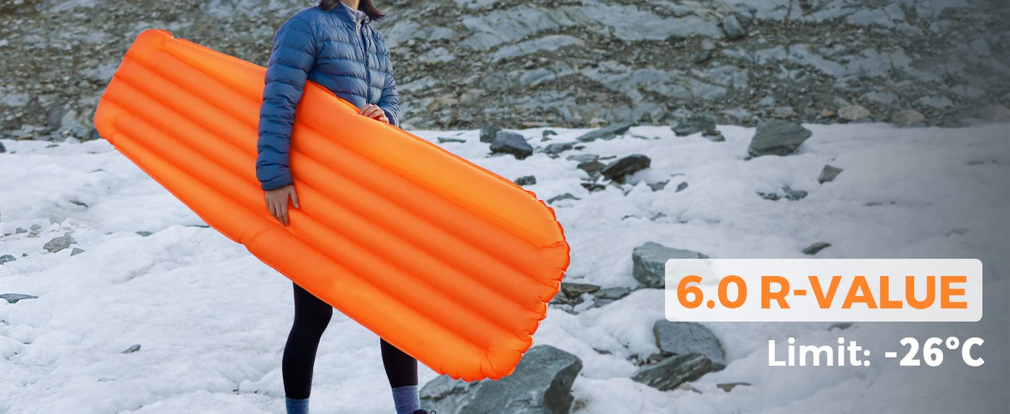 FLEXTAILGEAR ZERO MATTRESS - Sleeping Pad with 6.0 R-Value Ultralight