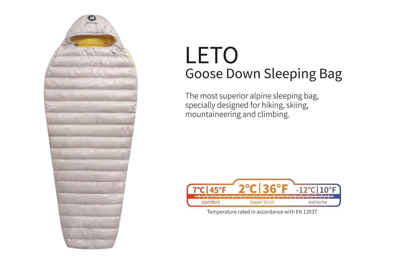 AEGISMAX LETO 700FP Ultralight Sleeping Bag