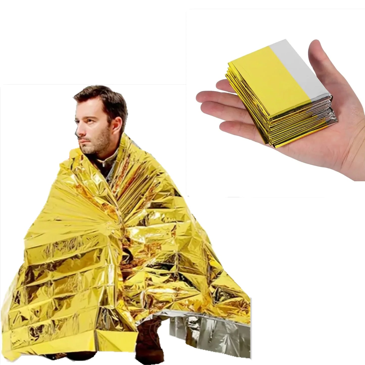 Emergency Gold-Sliver Survival Blanket