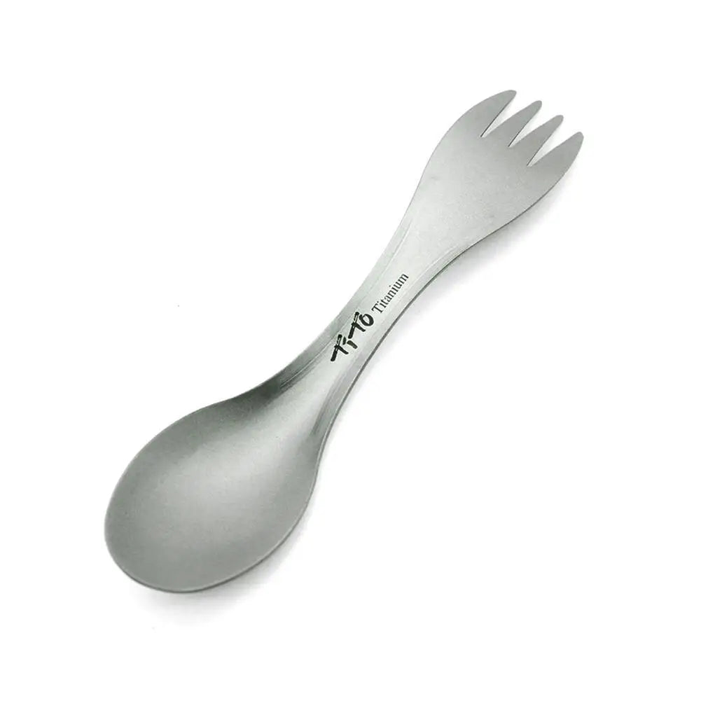 Titanium Spork Spoon Ultralight 2in1 Tableware