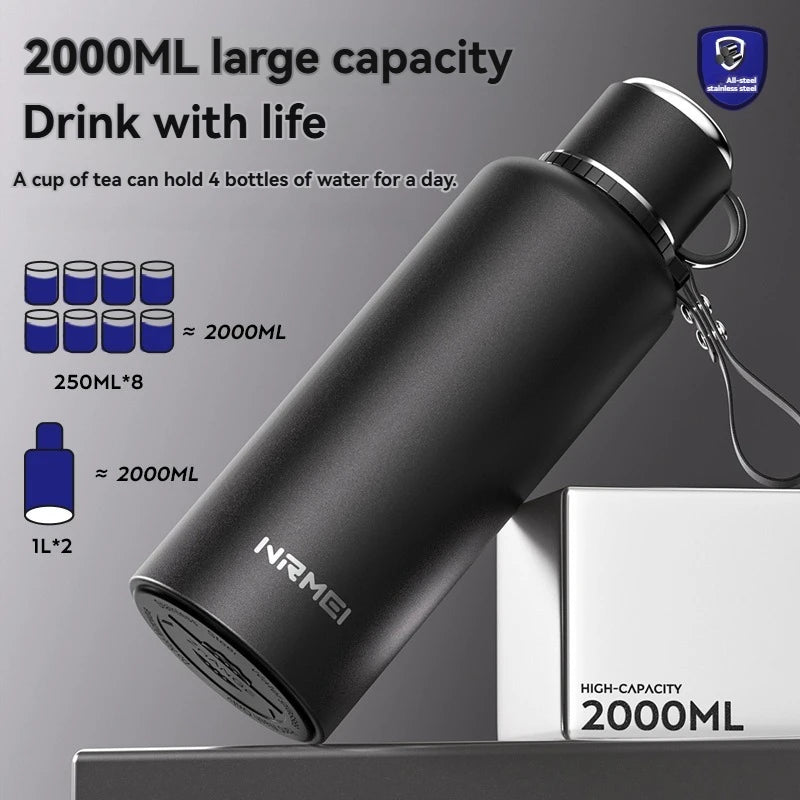 Thermos Stainless Steel Double Wall 800-2000ml