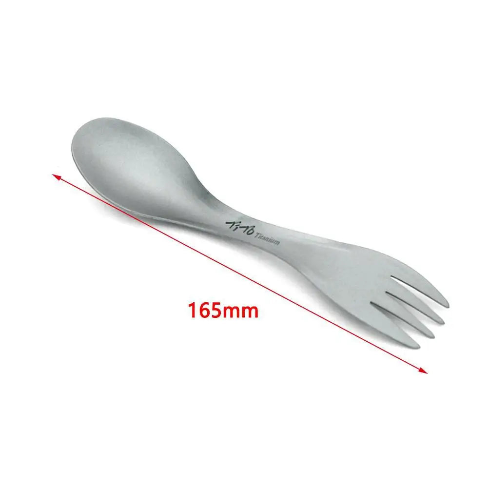 Titanium Spork Spoon Ultralight 2in1 Tableware