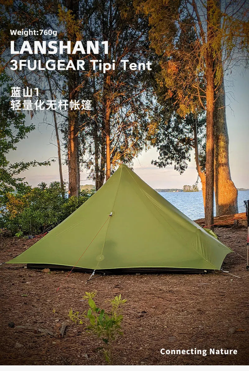 3F UL Gear Lanshan 1 Ultralight Tent 3/4 Season