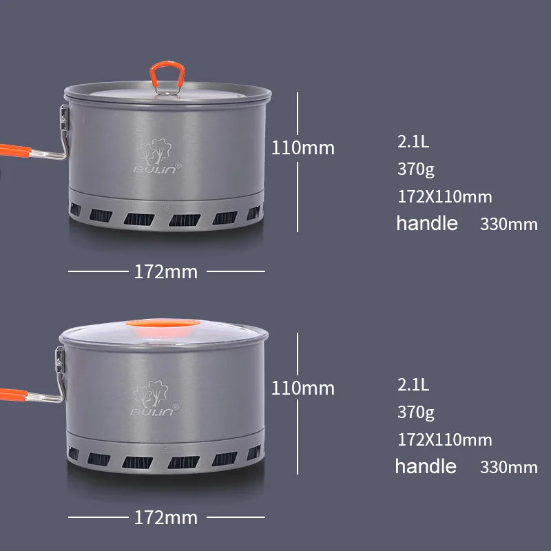 Bulin 2L Aluminum Ultralight Pot