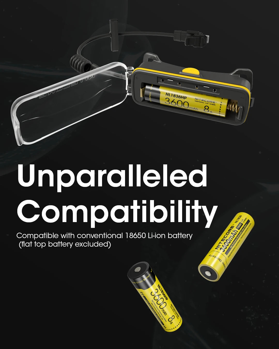 NITECORE 18650 extension battery case