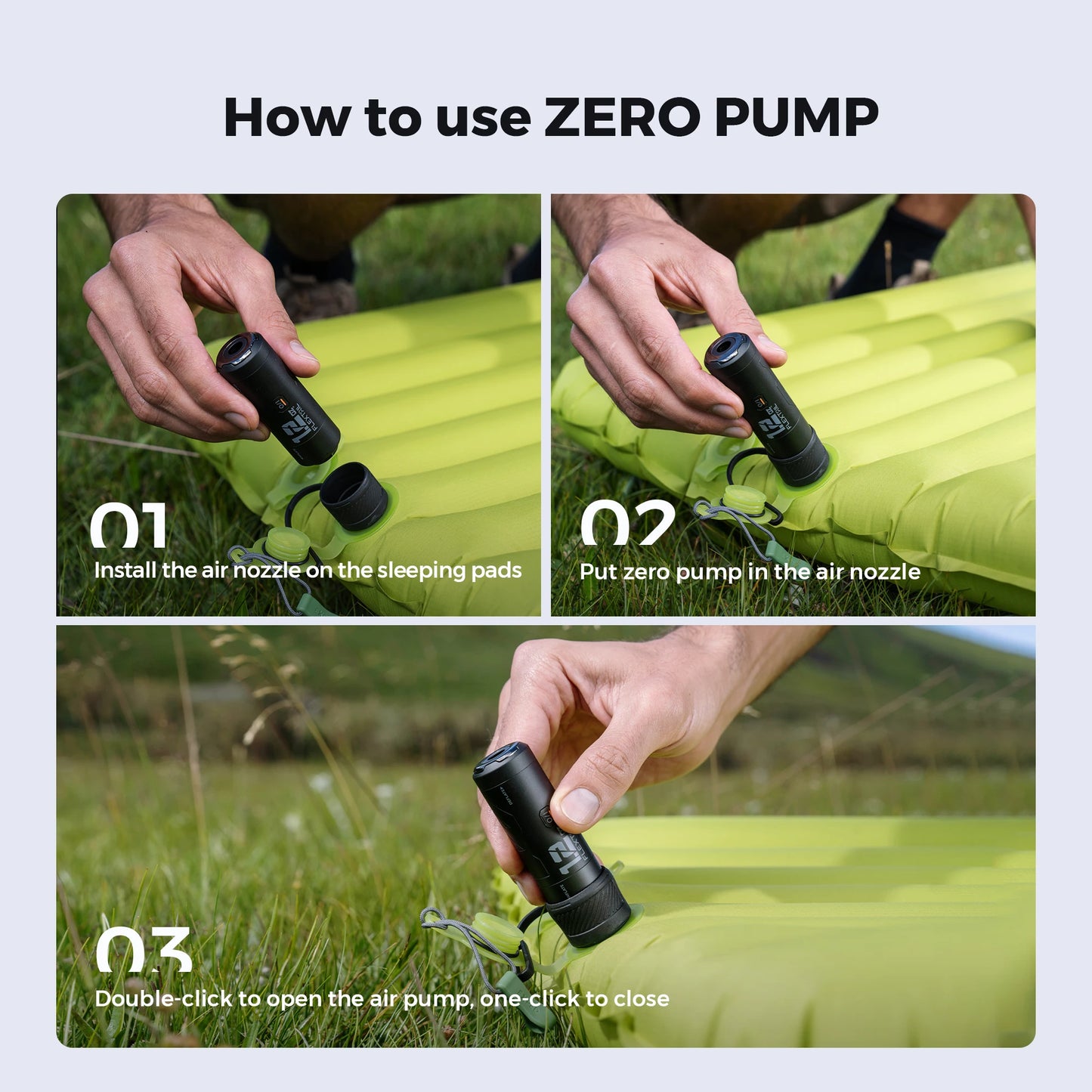 FLEXTAILGEAR ZERO PUMP 34g Portable Air Pump