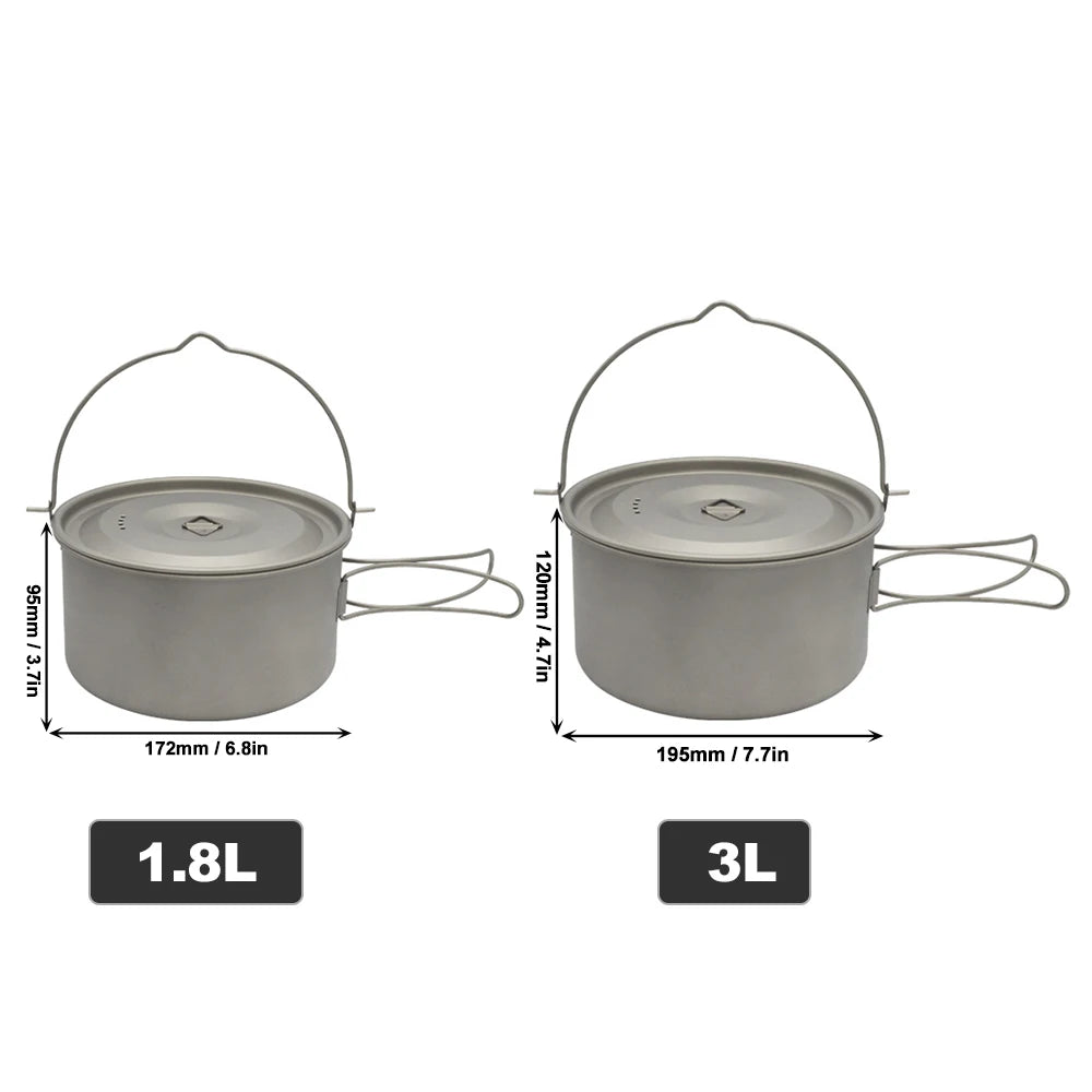 Ultralight Titanium Pot